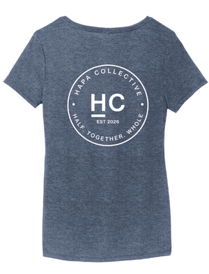 Hapa Collective - Badge Logo Womens V-Neck
