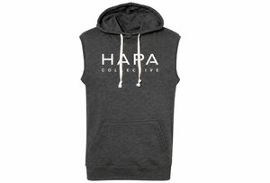 Hapa Collective Sleeveless Hoodie – Charcoal