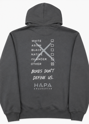 Hapa Collective - "Boxes Don't Define Us" - HC Logo (Hoodie)